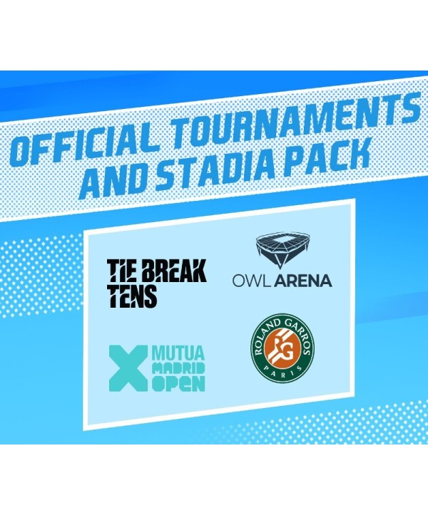 Tennis World Tour 2 - Official Tournaments and Stadia Pack DLC Steam Key GLOBAL